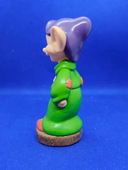 Figurine Simplet Dopey, Blanche-Neige et les Sept Nains, Disney, Pouet PVC, 14 c1