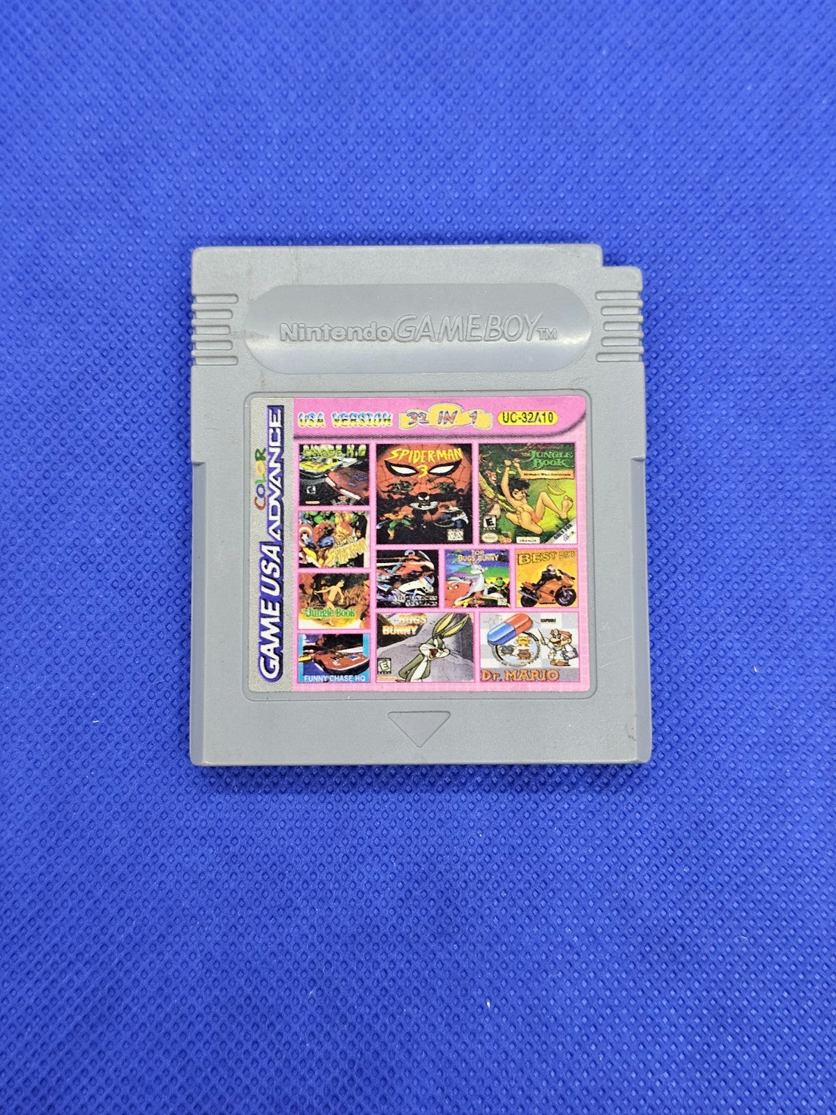 Cartouche 32 in 1 Game Boy Multicart UsA Version UC-3210 rétro0