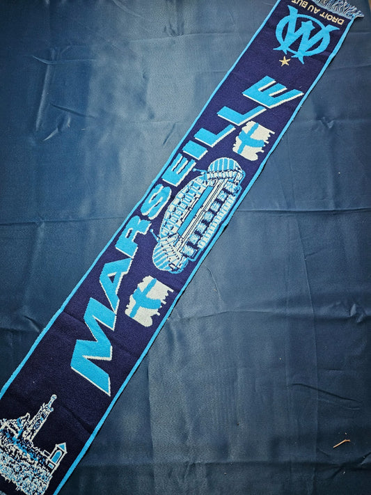 Écharpe Olympique de Marseille OM Vélodrome Droit au But Supporter Football0