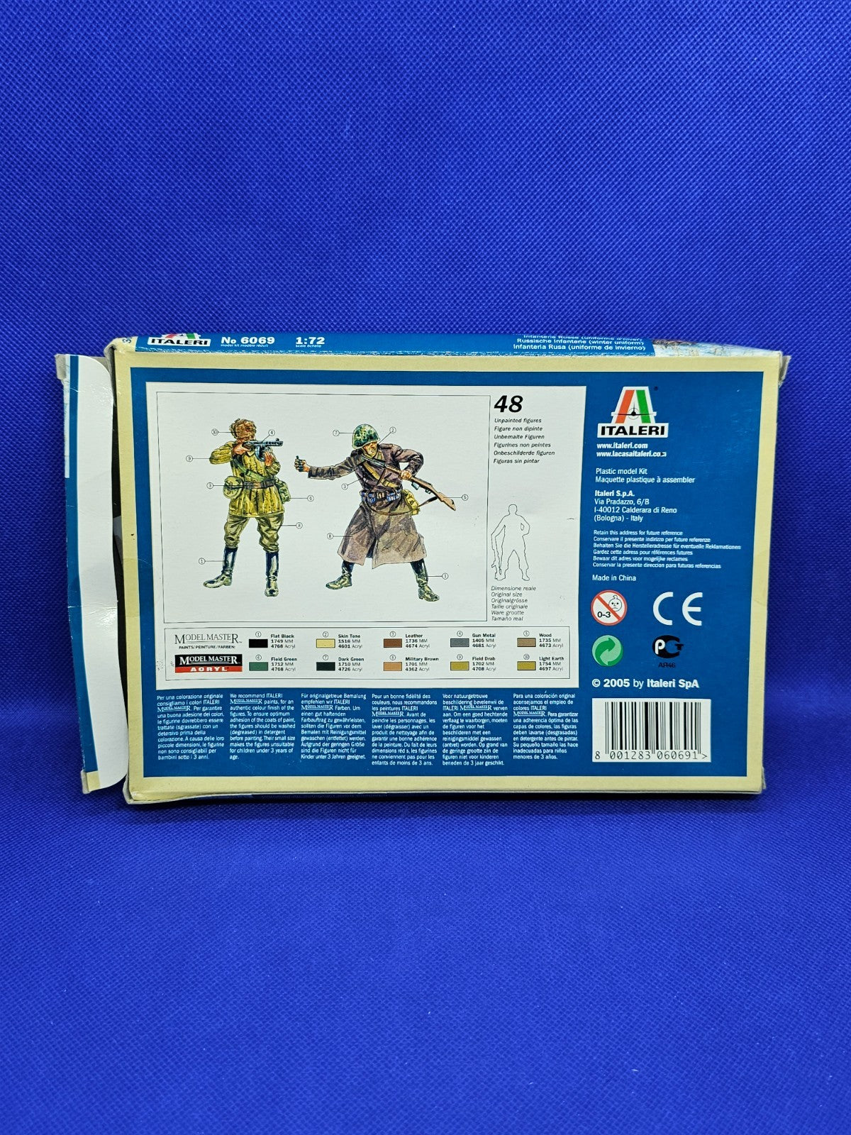 Italeri Russian Infantry Winter WWII 6069 32 Soldats Russes 172 2005 Incomplet1