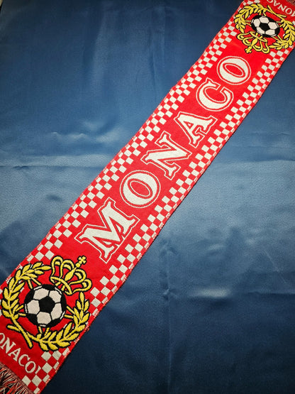 Écharpe AS Monaco FC Supporter Rouge Blanc Football1