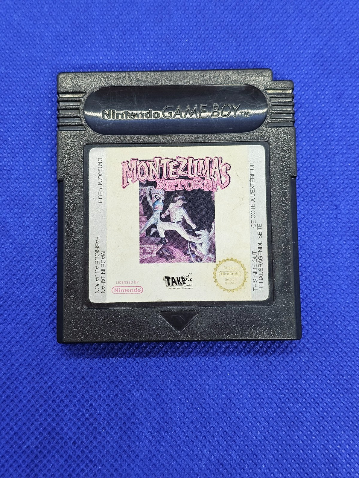 Montezuma’s Return Game Boy Nintendo Take-Two 1998 Cartouche Originale EUR0