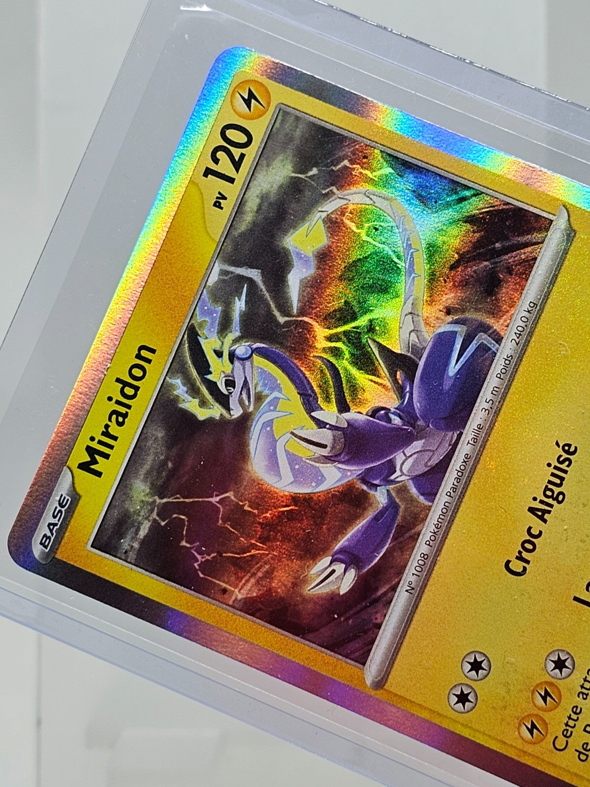 Miraidon 080198, Gardiens de Cristal, Pokémon Holo Rare, 2023, VF1