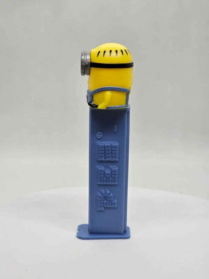 Distributeur PEZ Minion Stuart, Moi Moche et Méchant, Universal, 2010s, Jauneble