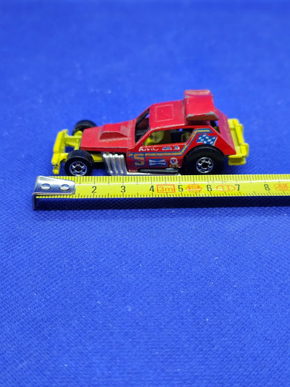 Greased Gremlin AMC Hot Wheels Mattel Malaysia 1978 Rouge 7 cm4