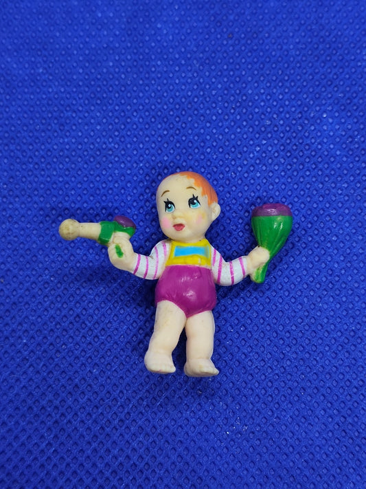 Mini Babies Connectables, Ideal Toys 1998, Figurine Bébé Vintage 3,5 cm, Rare0