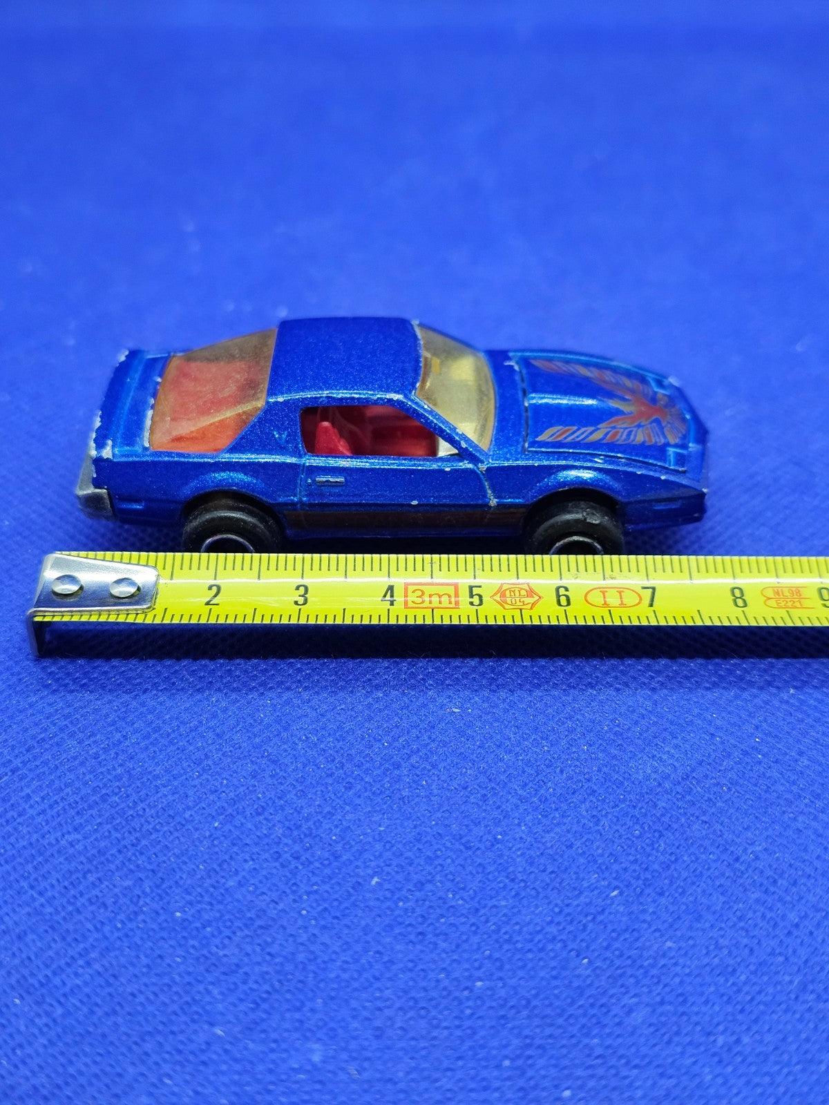 Majorette Pontiac Trans Am Firebird No 248 Made in France 1 62 Bleu Métallisé4