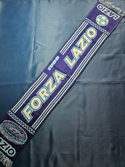 Écharpe Supporter Lazio Rome 1900, Football Italien, Bleu Blanc, Vintage0
