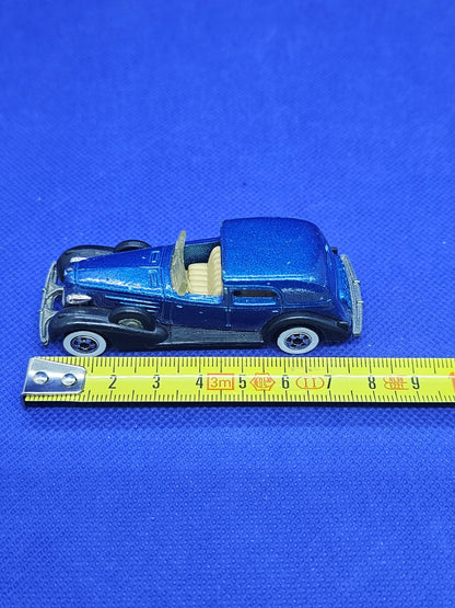 35 Classic Caddy Hot Wheels Cadillac 1981 Malaysia Bleu Métallisé 7 cm6