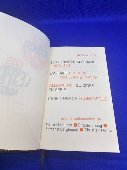 Les Grandes Énigmes de l’Espionnage Dossier 4 Bernard Michal Crémille 19714