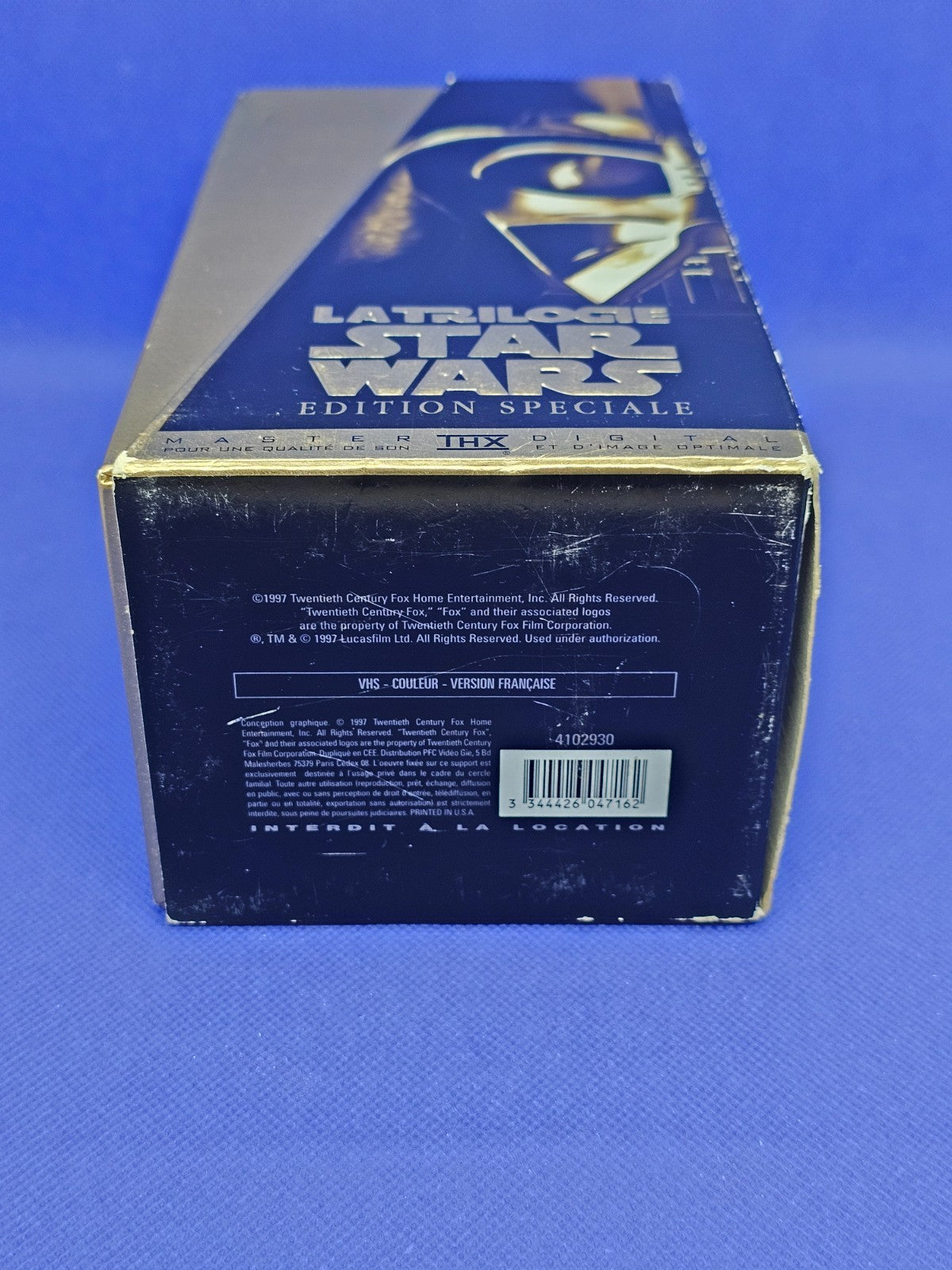 Star Wars Trilogie VHS Édition Spéciale 1997 VF THX Coffret 3 Films3