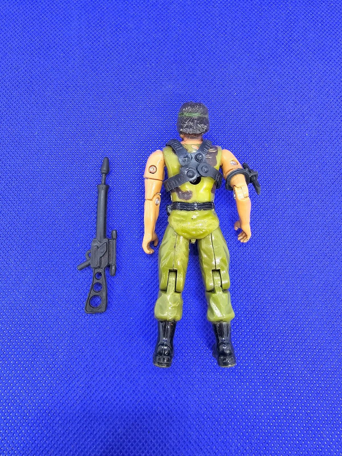 Figurine Brushfire Remco American Defense 1985 soldat vintage avec arme1