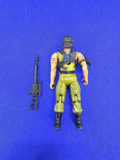 Figurine Brushfire Remco American Defense 1985 soldat vintage avec arme1