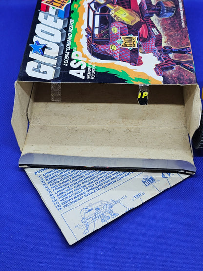 GI Joe Cobra ASP Python Patrol Hasbro 1989 véhicule militaire vintage complet10