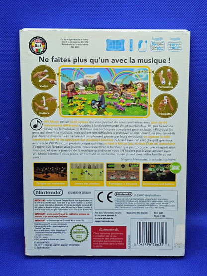 Wii Music Nintendo Wii PAL Nintendo 2008 Complet Avec Surboîtier Carton1