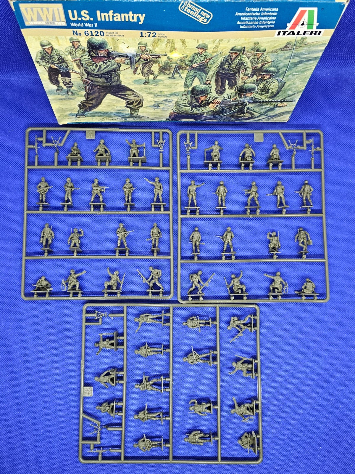 Italeri U.S. Infantry WWII 6120 48 Soldats Américains 172 2008 #32