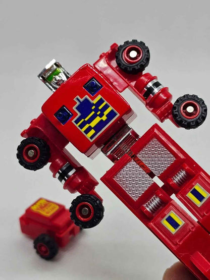 MC Toy MotoBot Camion de Pompier, Transformer Robot Loose