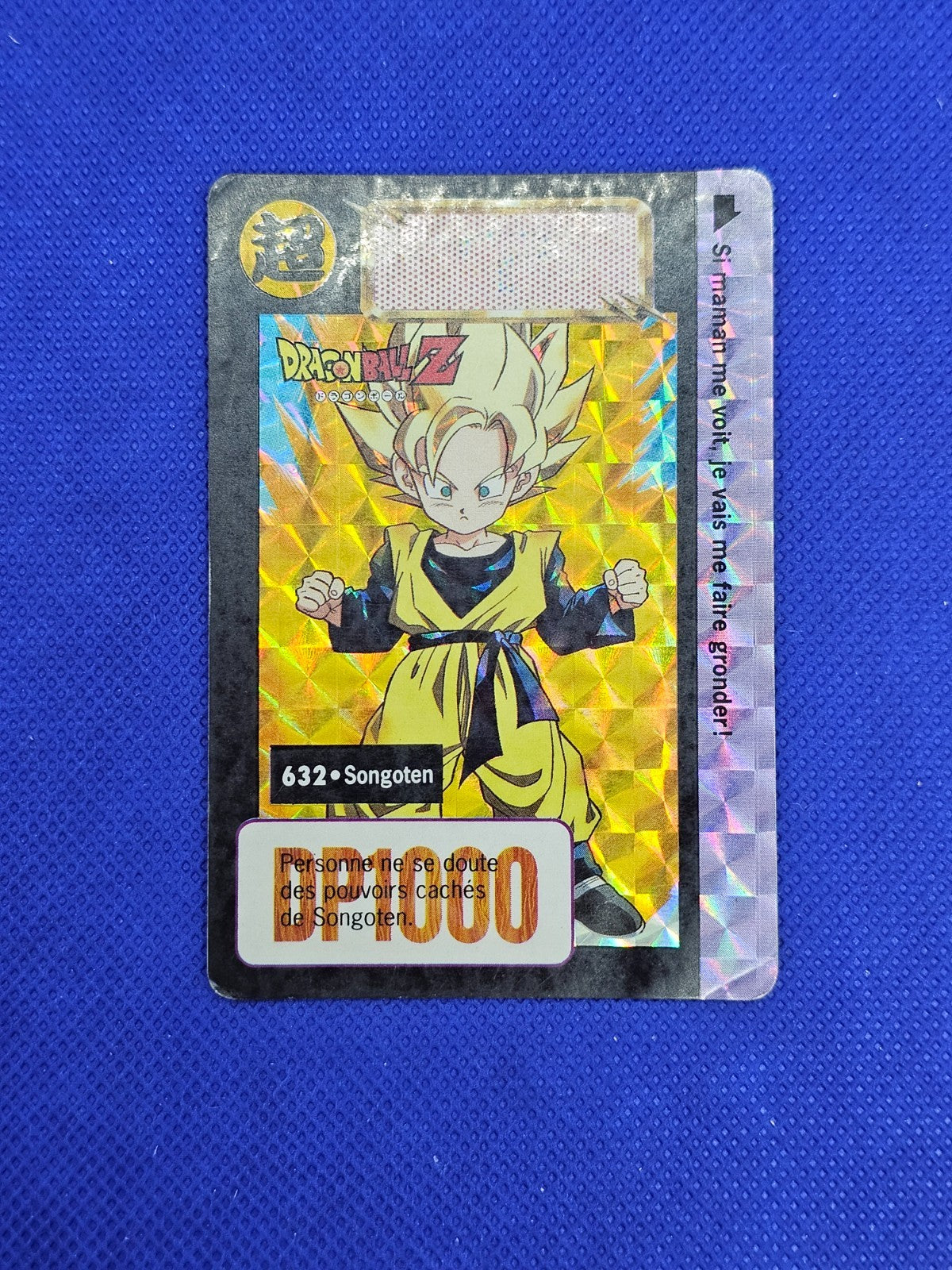 Dragon Ball Z Carddass 632 Songoten Super Saiyan Prism Bandai 1995 Française0
