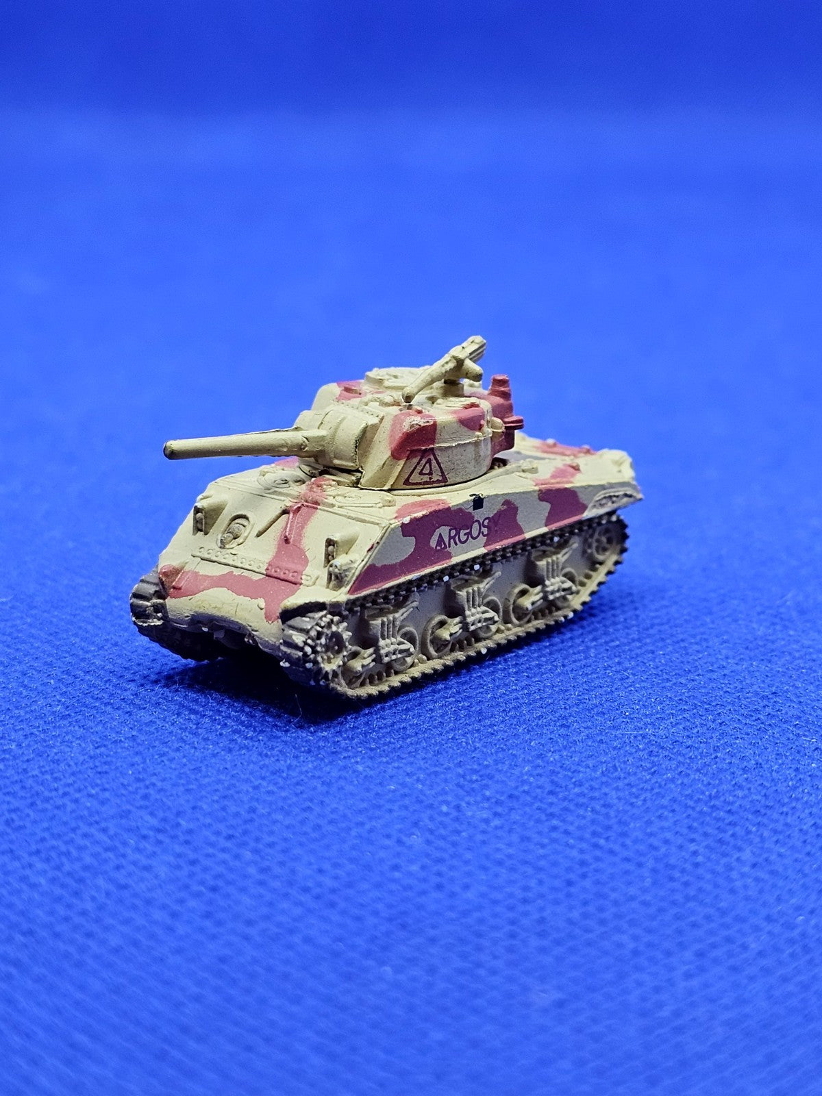 M4A3 Sherman Micro Machines Military Galoob Char Camouflage Désert ARGOS Vintage0
