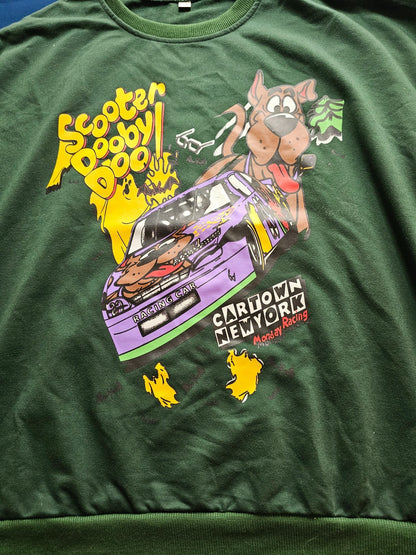 Sweat Scooter Dooby Doo Style Scooby-Doo Racing Vert Taille XL2