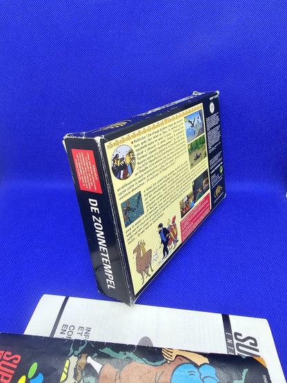 Tintin Le Temple Du Soleil Super Nintendo SNES PAL FAH Infogrames 1996 Complet S5