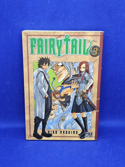 Fairy Tail Tome 3 Manga Hiro Mashima Pika Édition 2008 VF 18 cm0