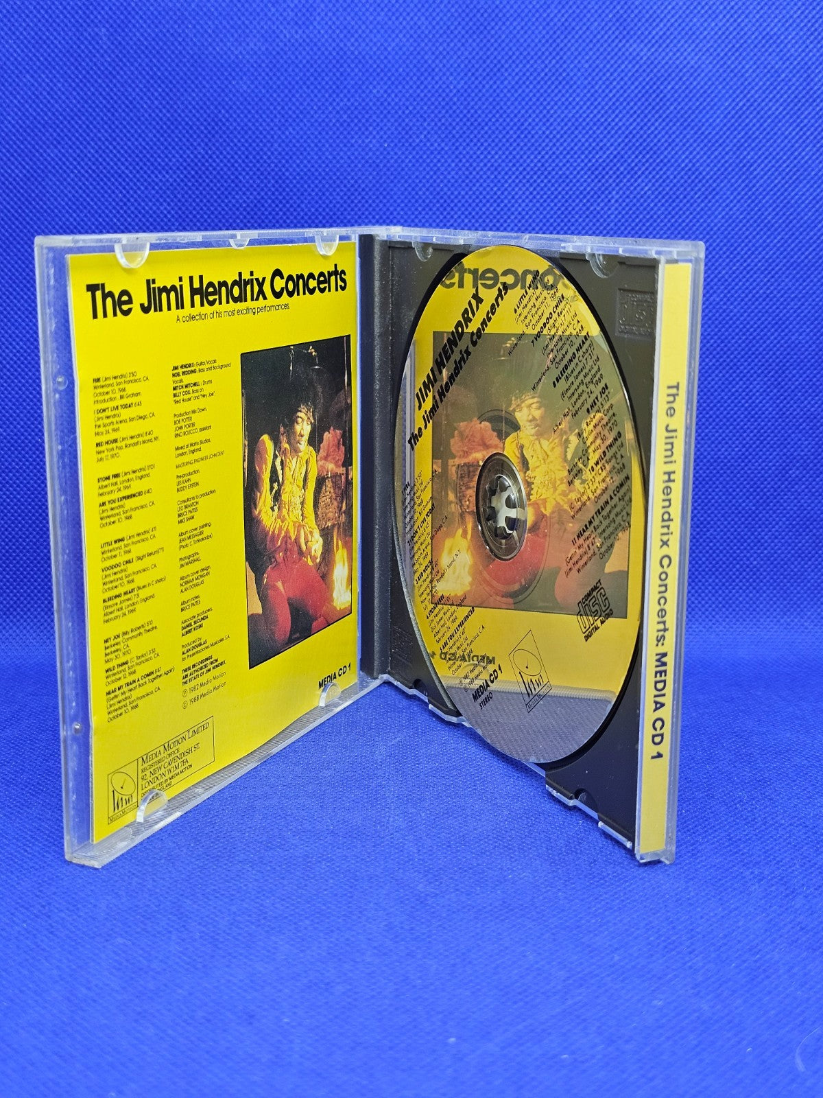 Jimi Hendrix The Jimi Hendrix Concerts CD Live Media Motion 19892