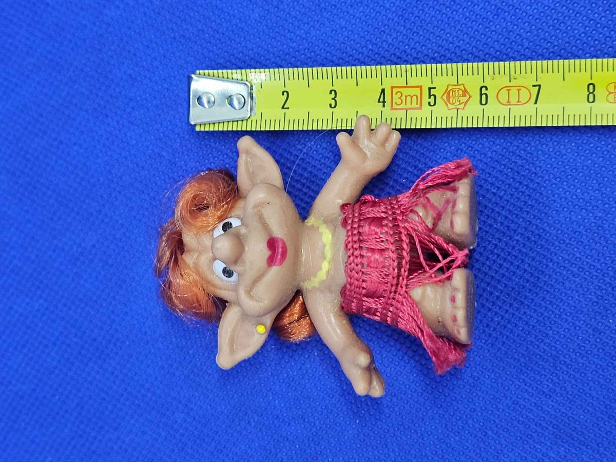 Troll Startoys Artcelona Vintage Espagne Cheveux Orange Jupe Bordeaux