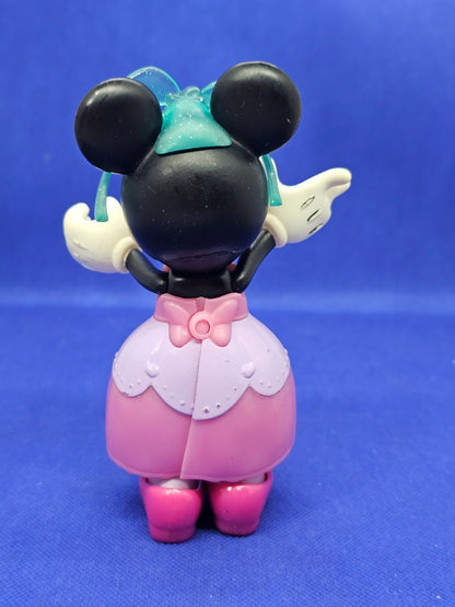 Figurine Minnie Mouse Princesse Disney IMC Toys 2010s 15 cm Robe Rose + Accessoi1