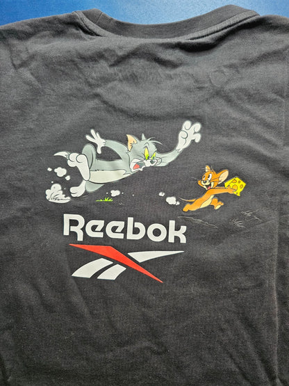 T-shirt Reebok x Tom & Jerry M noir Warner Bros cartoon sportswear1