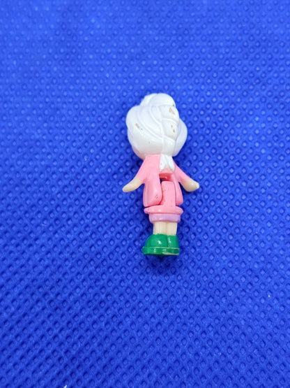 Polly Pocket Pixie White Towel Bluebird 1991 Figurine Beauty Case1