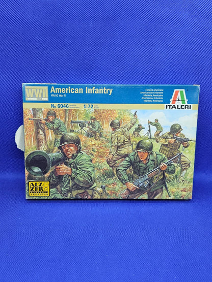 American Infantry WWII Italeri 6046 Figurines 172 50 Soldats Complet0