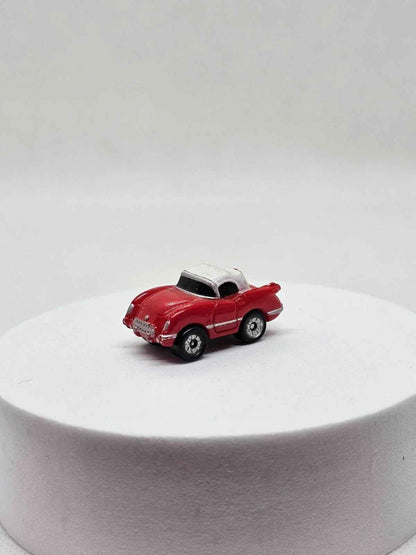 Micro Machines Chevrolet Corvette 1955 Rouge et Blanc –  Galoob 1987