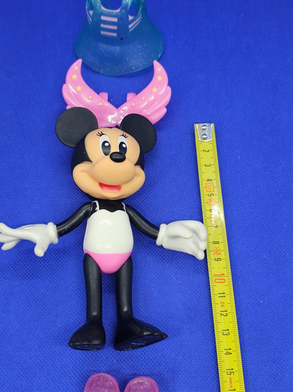 Figurine Minnie Mouse Ailes Magiques Disney IMC Toys 15 cm Robe Pailletée + Acce3