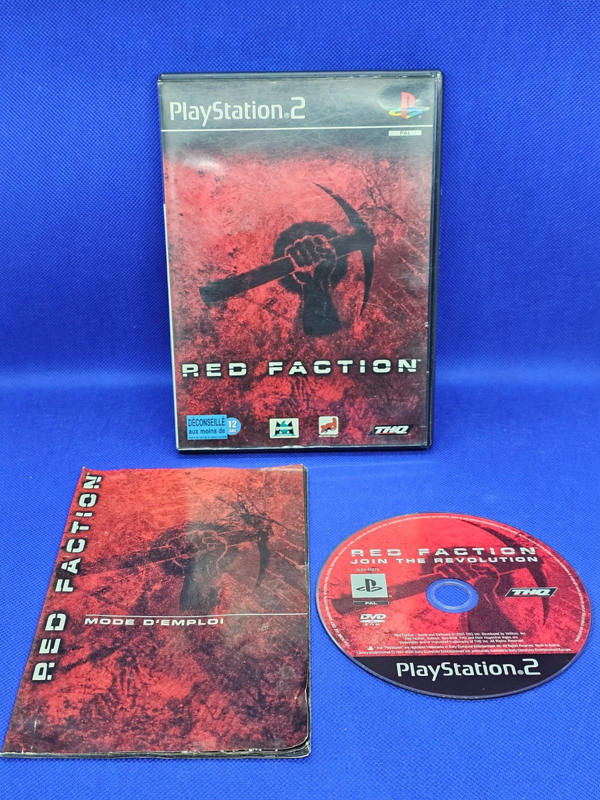 Red Faction, PlayStation 2 PS2, THQ, 2001, Version PAL Française2