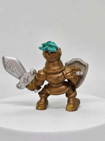 Figurine Gold Knight Medieval Castle - Keenway Toy 6 cm
