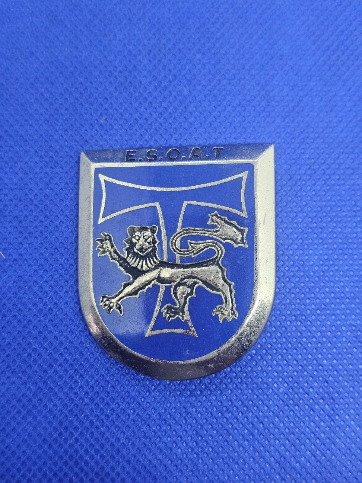 Insigne ESOAT École Sous-Officiers Transmissions Drago Paris G2551 Armée Françai0
