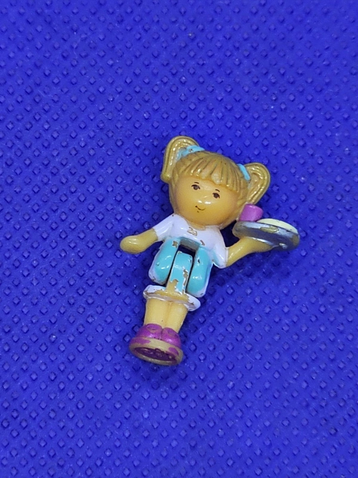 Polly Pocket Serveuse Pizzeria Pizza Parlor Bluebird 1993 Figurine Vintage1