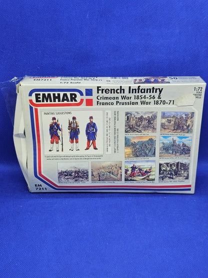 EMHAR French Infantry Crimée Franco Prussienne 1870 Figurines 172 EM72111