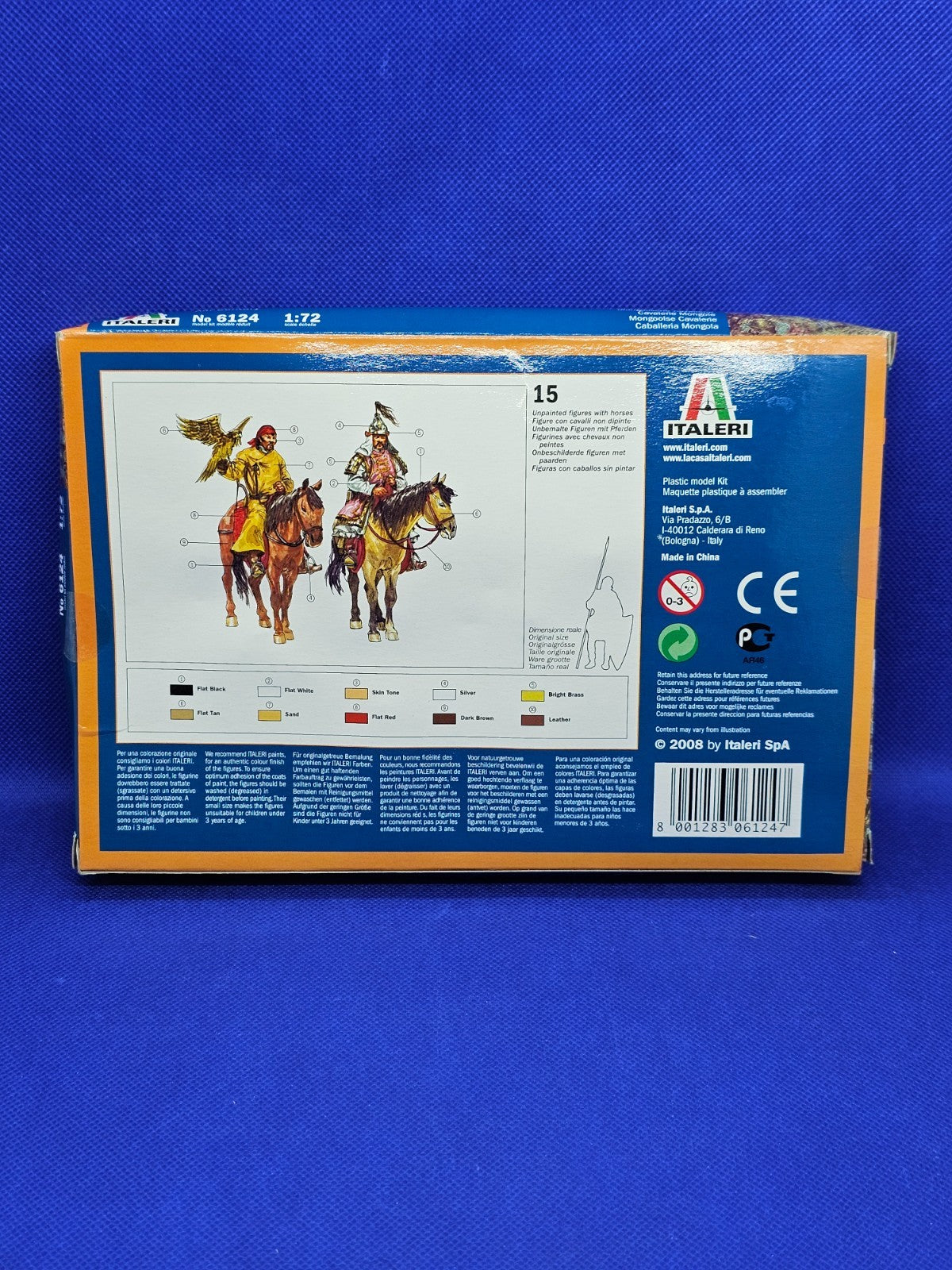 Italeri Mongol Cavalry XIIIe siècle Historics 6124 Figurines 1721