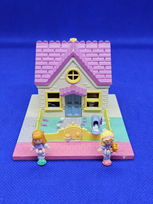 Polly Pocket Cozy Cottage Maison Bluebird 1993 Playset Complet Figurines0
