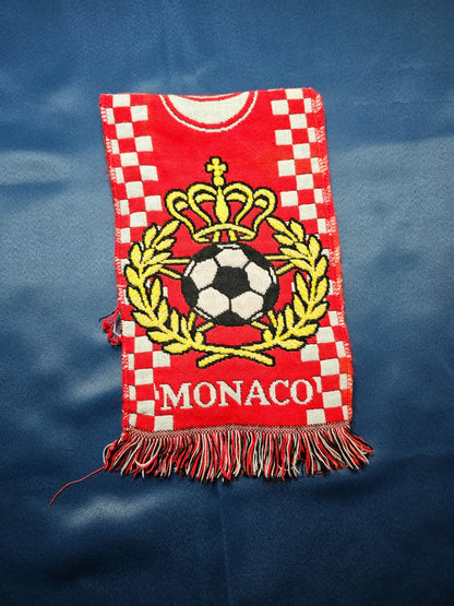 Écharpe AS Monaco FC Supporter Rouge Blanc Football0