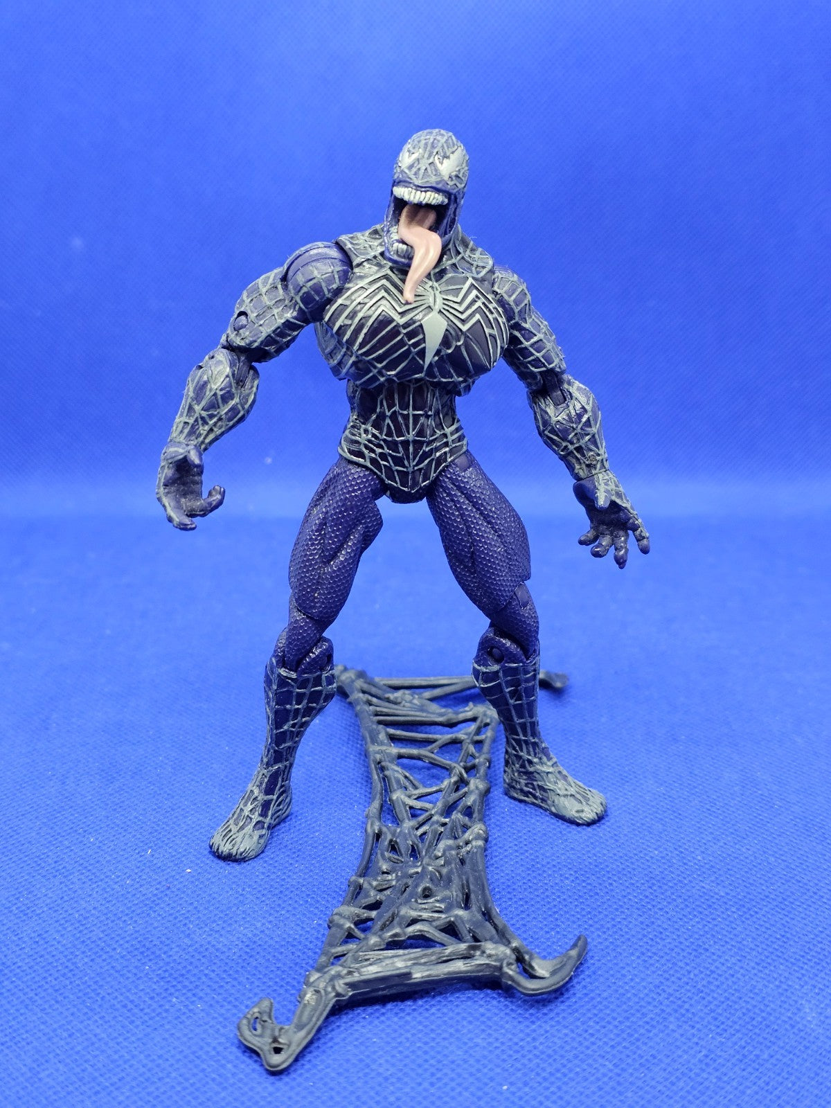 Venom Purple Spider-Man 3, Figurine Marvel Hasbro, 2007, 13 cm2