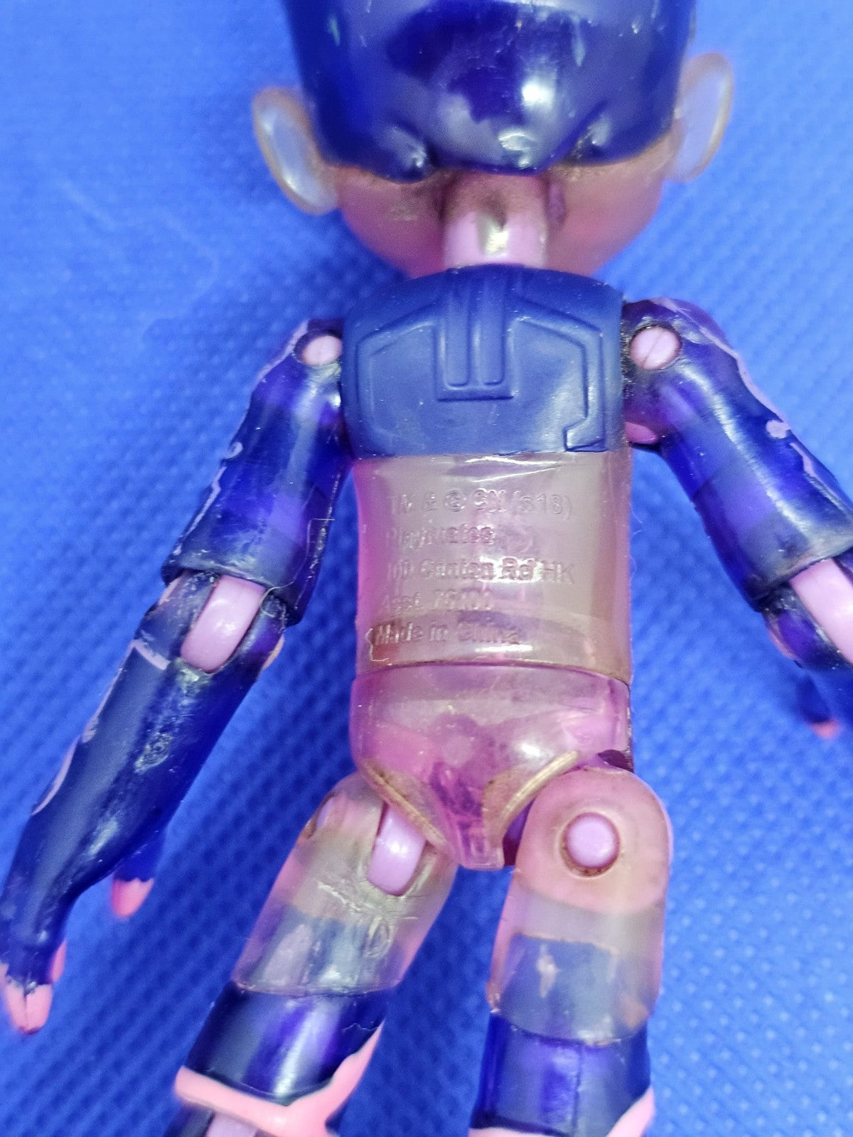 Glitch Ben Ben 10 Playmates 2018 Figurine Violette Translucide5