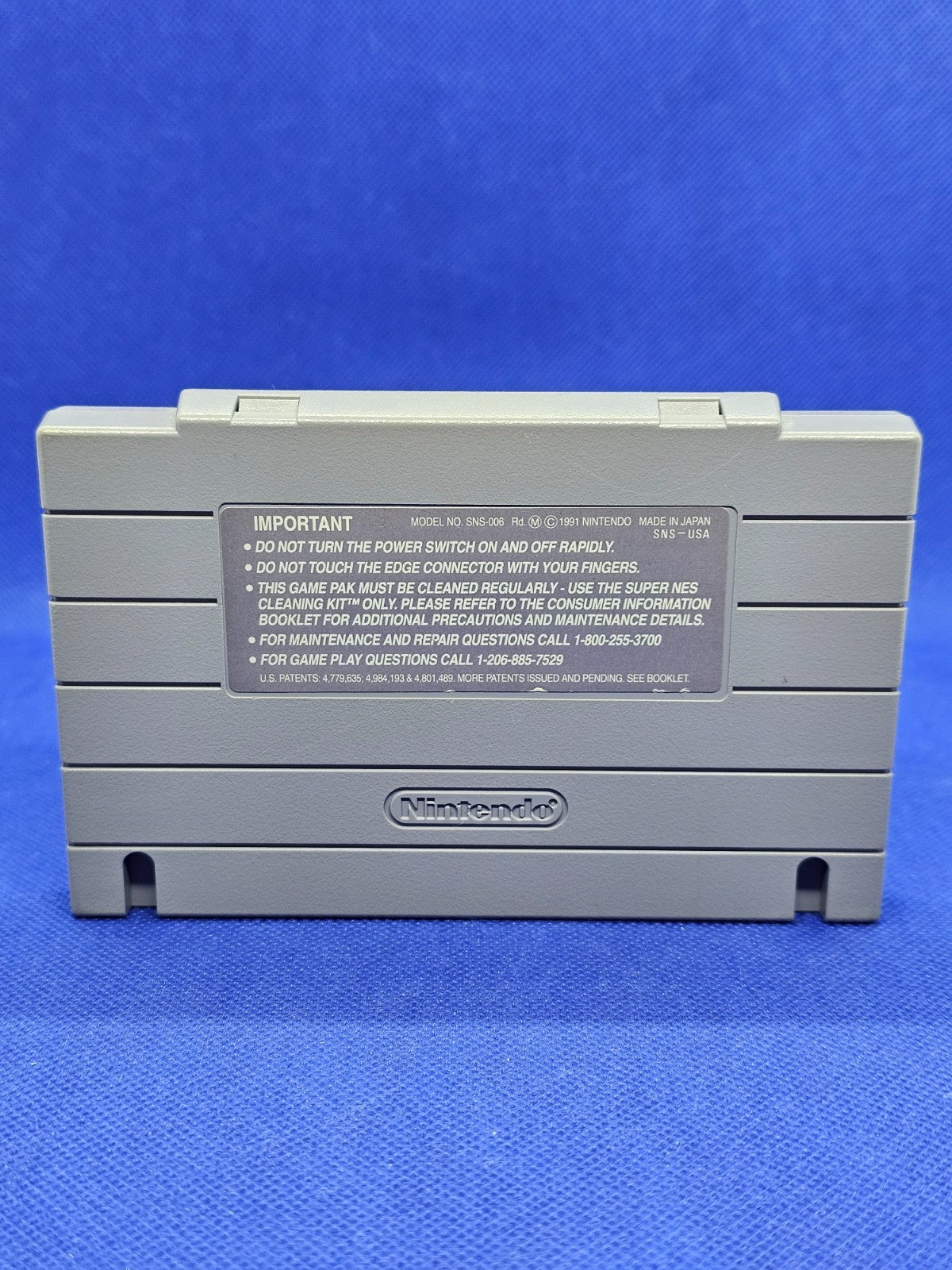 HyperZone, Super Nintendo, HAL America, 1991, Cartouche SNES USA1