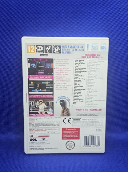 U-Sing Wii Nintendo PAL FR Mindscape 2009 Complet Sans Micro1