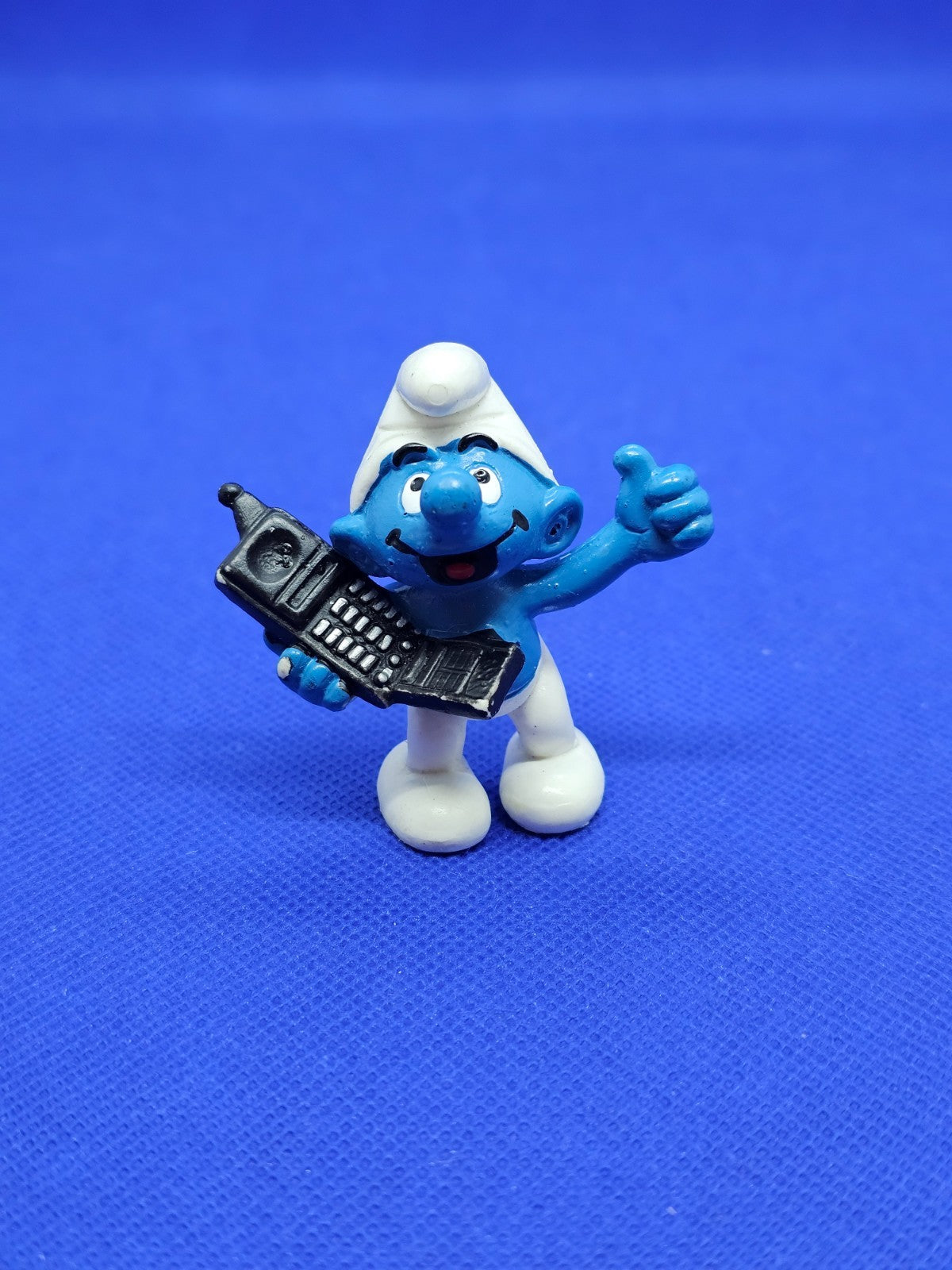 Schtroumpf au téléphone portable Les Schtroumpfs Schleich Peyo 1995 5.5 cm0