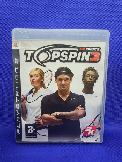 Top Spin 3 PS3 PlayStation 3 2K Sports 2008 Tennis Federer Complet1
