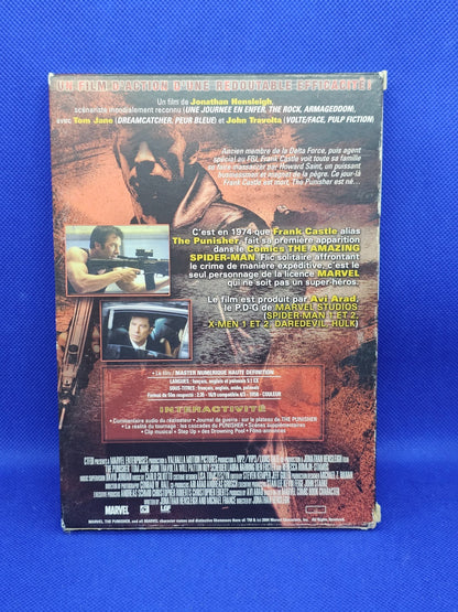 The Punisher DVD Marvel Tom Jane John Travolta 2004 Zone 2 PAL1