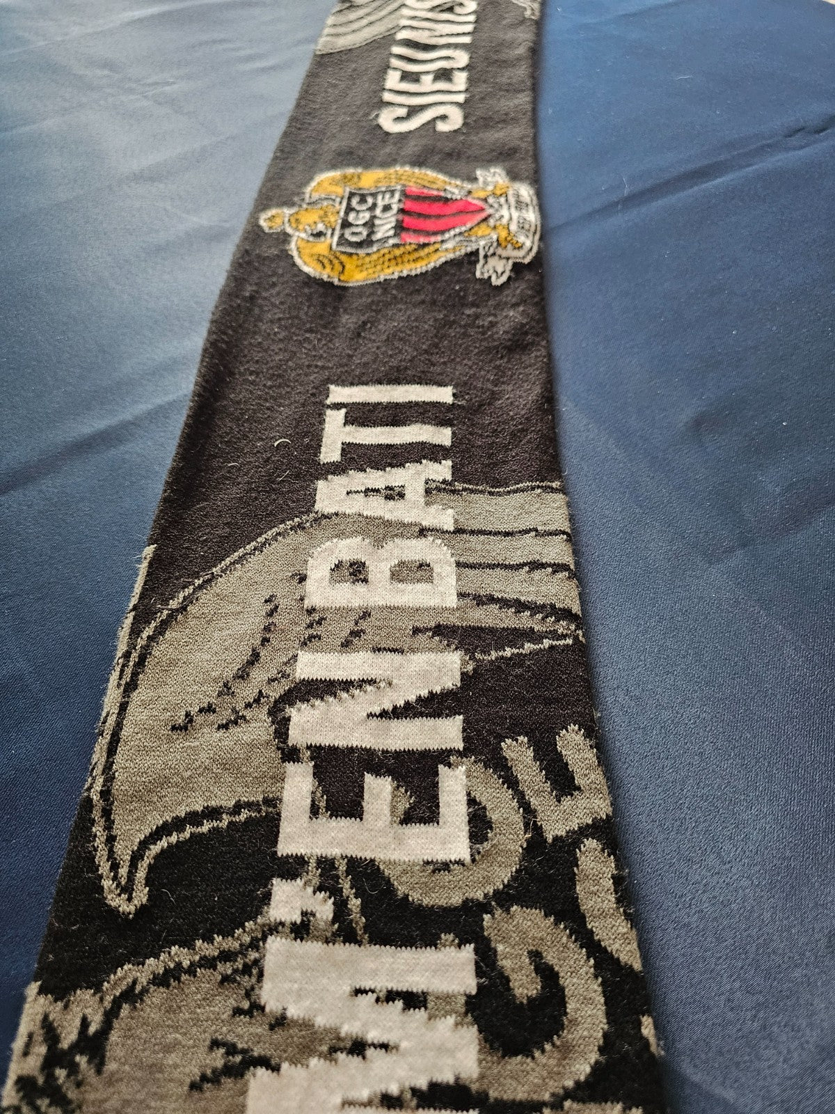 Écharpe OGC Nice Métropole Nice Côte d’Azur Supporter Football Rouge Noir3